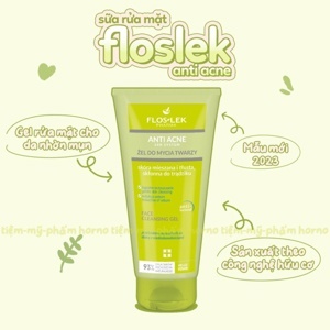 Sữa rửa mặt trị mụn Floslek Antibacterial face cleansing gel -  200ml