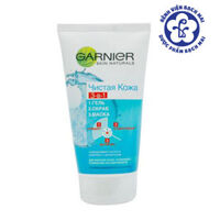 Sữa rửa mặt trị mụn Garnier Hautklar 3 in 1