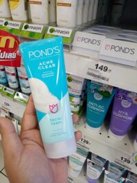 Sữa Rửa Mặt Trị Mụn Pond’s Acne Clear Facial Foam 100g