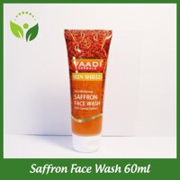 Sữa rửa mặt trị mụn trắng da Saffron Face Wash Vaadi 60ml - Tinh chất nhụy hoa nghệ tây - Phù hợp da nhạy cảm