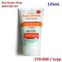 Sữa rửa mặt trị & ngăn ngừa mụn Neutrogena Oil-free Acne Stress Control