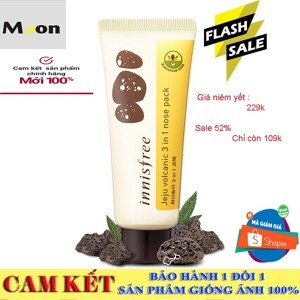 Sữa rửa mặt tro núi lửa Jeju Volcanic Pore Cleansing Foam Innisfree 150ml