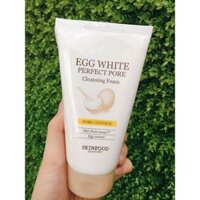 SỮA RỬA MẶT TRỨNG SKINFOOD EGG WHITE PORE FOAM