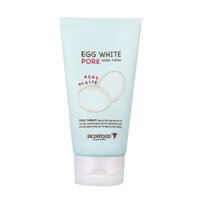 SỮA RỬA MẶT TRỨNG XANH SKINFOOD EGG WHITE PORE HARD FOAM