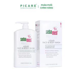 Sữa Rửa Mặt Và Tắm Toàn Thân Cho Da Nhạy Cảm Sebamed Liquid Face  Body Wash SSS01B 300ml