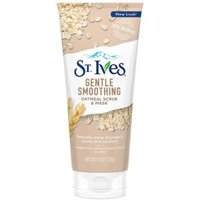 Sữa Rữa Mặt và Tẩy tế bào chết mặt chiết xuất lúa mạch St.Ives Smooth & Nourished Scrub + Mask Oatmeal 170g