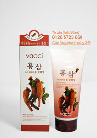 Sữa rửa mặt Vacci tinh chất Nhân sâm đỏ - Red Ginseng Skin Relaxation Foam Cleansing