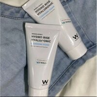 Sữa rửa mặt Wonjin Effect Hydro Rise Hyaluronic Cleansing Foam 80ml (hàng cty có tem phụ)