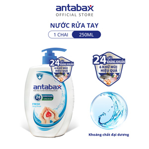 Sữa rửa tay kháng khuẩn Antabax Fresh 250ml