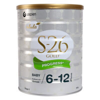 Sữa S-26 số 2 gold progress cho bé từ 6-12 tháng, 900g