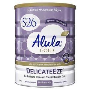 Sữa S26 Gold Úc Alula DelicateEze 850g cho trẻ sơ sinh