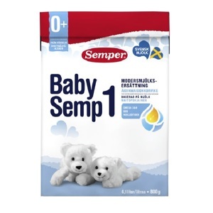 Sữa bột Semper 1 - hộp 800g (dành cho trẻ từ 0-6 tháng tuổi)