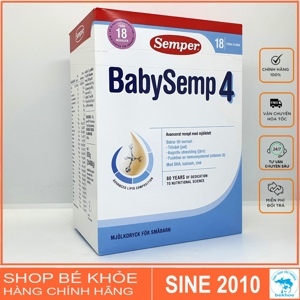 Sữa Semper BabySemp số 4 của Thủy Điển cho trẻ từ 1 đến 5 tuổi hộp 800g