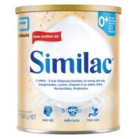 Sữa Similac 0+ 380g (0-12 tháng) (Bao bì cũ: Similac số 1 400g (0-6 tháng) - Giao bao bì ngẫu nhiên)