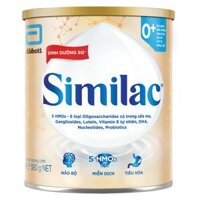 Sữa Similac 0+ 380g (0-12 tháng) (Bao bì cũ: Similac số 1 400g (0-6 tháng) - Giao bao bì ngẫu nhiên)