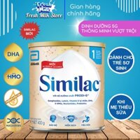 Sữa Similac 1 400g, Similac Newborn Hương Vani Dinh Dưỡng 5G FRESH MILK STORE