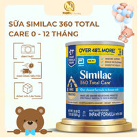 SỮA SIMILAC 360 TOTAL CARE 5 HMO PREBIOTICS 873G 0 - 12 THÁNG DATE MỚI