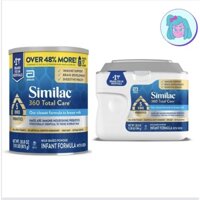 Sữa Similac 360 Total Care 5 HMO Prebiotics cho bé từ 0-12 tháng hàng mỹ (Cam kết hàng chuẩn USA)