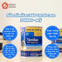Sữa Similac 360 Total Care cho bé từ 0 đến 12M 874g Hàng Mỹ