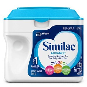 Sữa bột Abbott Similac Advance Complete Nutrition - hộp 658g (dành cho trẻ từ 0 - 12 tháng)