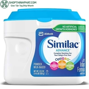 Sữa bột Abbott Similac Advance Complete Nutrition - hộp 658g (dành cho trẻ từ 0 - 12 tháng)