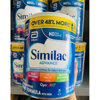 Sữa Similac Advance Optigro Mỹ cho từ bé 0-12 tháng tuổi - 873g