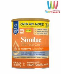 Sữa Similac cho bé hay nôn trớ 0-12 tháng Similac 360 Total Care Sensitive 857g