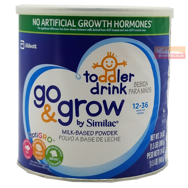 Sữa Similac Go and Grow Milk-Based Toddler Drink - 680g