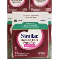 Sữa Similac Human Milk Fortifier-Dành cho trẻ sinh non-Trẻ bị suy dinh dưỡng - Trẻ bú sữa Mẹ nhưng không tăng cân- 45g