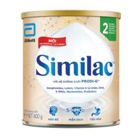 Sữa Similac IQ 2 hương vani 400g - Dinh dưỡng cho bé từ 6-12 tháng