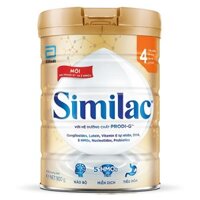 Sữa Similac IQ 4 lon 900g cho trẻ 2-6 tuổi