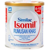 Sữa Similac Isomil 1 400g ( 0-12 tháng) Hàng Chính Hãng Giá Rẻ Nhất