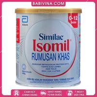 Sữa Similac Isomil 400g | Cho Trẻ 0-12 Tháng Tuổi, Đạm Đậu Nành Soy Protein | Mua Isomil Chính Hãng Abbott, Giá Rẻ Nhất Tại Babivina