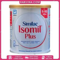 Sữa Similac Isomil Plus 400g | Cho Trẻ 1-10 Tuổi, Đạm Đậu Nành Soy | Mua Sữa Isomilk Chính Hãng Abbott, Giá Rẻ Nhất Tại Babivina