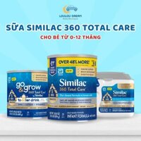 Sữa Similac Mỹ 360 Total Care lon xanh 5 HMO cho bé 0-12 tháng 874g