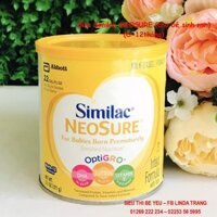 Sữa Similac NEOSURE (cho bé sinh non) (O-12tháng)