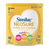 Sữa Similac NeoSure dành cho trẻ từ 0-12 tháng 371gr