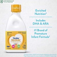 Sữa Similac nước cho trẻ sinh non Similac Neosure Infant Formula 946ml