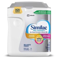 Sữa Similac Pro-Advance Mỹ 0-12 tháng. Hộp nhựa 964g