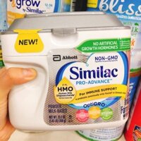 SỮA SIMILAC PRO-ADVANCE NON GMO 658G 0-12 THÁNG