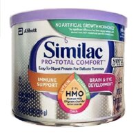 Sữa Similac Pro-Total Comfort của Mỹ cho trẻ 0-12 tháng rối loạn tiêu hoá & dị ứng lactose hộp 215g