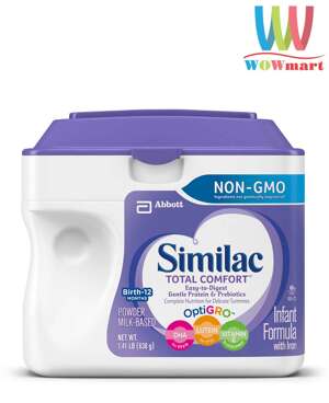 Sữa bột Abbott Similac Total Comfort - hộp 638g (dành cho bé có hệ tiêu hóa kém)