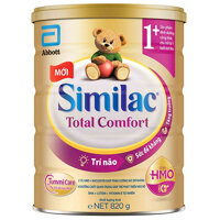 Sữa Similac Total Comfort số 1+ cho bé từ 12 tháng bị đầy hơi, tiêu chảy, bất dung nạp lactose quấy khóc hộp 820g