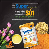 Sữa SuPer NaNo Curcumin Gold sữa nghệ lon 900g (hàng kèm quà tặng )