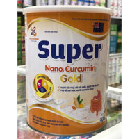 Sữa SuPer NaNo Curcumin Gold sữa nghệ lon 900g (hàng kèm quà tặng )