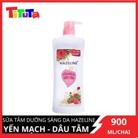 Sữa Tắm 900G Hazeline Dưỡng Thể Thiên Nhiên Trắng Da Yến Mạch Dâu Tằm Sáng Da Dưỡng Ẩm