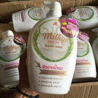 Sữa tắm ARON MILKY JASMINE RICE SHOWER LOTION 800ml Thái Lan (Sữa tắm Sữa Gạo làm trắng da)