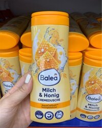 Sữa tắm Balea Cremedusche Milch & Honig [300ml, hương mật ong (mẫu mới)] – chai