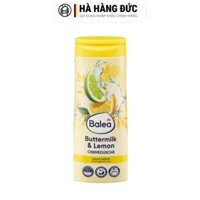 Sữa tắm Balea Cremedusche Buttermilk & Lemon 300ml, hương chanh sữa (mẫu mới)