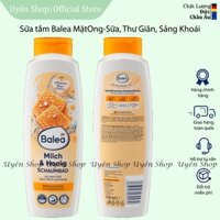 Sữa Tắm Balea HÀNG ĐỨC, Với Tinh Chất Sữa-Mật Ong Dưỡng Ẩm Da với Hương Thơm Gợi Cảm, Chai 750ml